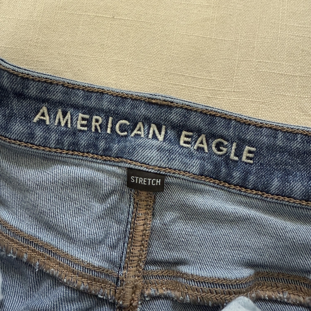 American Eagle Bundle Womens 4 High Rise Blue Denim Jeans - Picture 13 of 14